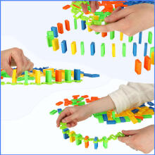 Ikonka Art.KX5267 Izglītojoša spēle domino lidmašīna ar palaidēju