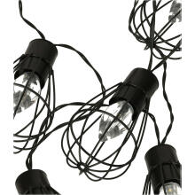 Ikonka Art.KX4971 Dārza apgaismojums saules spuldze virtene bēniņi 10LED