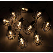 Ikonka Art.KX4971 Dārza apgaismojums saules spuldze virtene bēniņi 10LED
