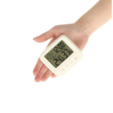 Ikonka Art.KX4961 Hygrometer Clock Room thermometer Humidity meter LCD