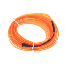 Ikonka Art.KX4955_3 LED apkārtējais apgaismojums automašīnai / automašīnas USB / 12V lente 5m oranžā krāsā
