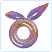 Ikonka Art.KX4930 Mermaid inflatable wheel with glitter galaxy XXL