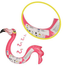Ikonka Art.KX4929 Piepūšamās baseina nūdeles pludiņš flamingo 131cm