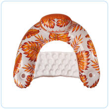 Ikonka Art.KX4911_1 Swimming chair lounger hammock water orange