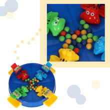 Ikonka Art.KX4898 Jumping game hungry frogs 4 players