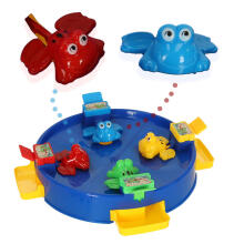 Ikonka Art.KX4898 Jumping game hungry frogs 4 players