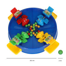 Ikonka Art.KX4898 Jumping game hungry frogs 4 players