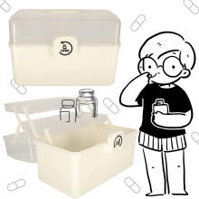 Ikonka Art.KX4767 Medicine container organiser medicine cabinet 34x19x22.5cm