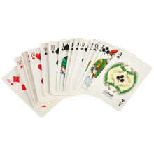 Ikonka Art.KX4754 MUDUKO Trefl playing cards Classic 24 pcs leaves game in Pana.