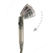 Ikonka Art.KX4744 Hand shower with turbine and hose silver