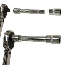 Ikonka Art.KX4720 Griezes atslēga 460mm 1/2'' + 3 ligzdas 17-21mm 40-210Nm ar bloķēšanu + futrālis