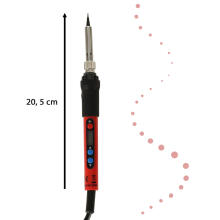 Ikonka Art.KX4715 Apsildāma pretestības lodāmurs temperatūras kontrole LCD displejs 80W