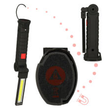 Ikonka Art.KX4710 Darbnīcas lukturītis USB COB magnēts uzlādējams ar 1200 mAh 200 lm