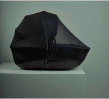 Bebe Basic ™ Mosquito Net Art.KX7851 Black Bērnu ratiņu liels elastīgs moskītu tīkls 140cm