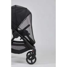 Bebe Basic ™ Mosquito Net Art.KX7851 Black Bērnu ratiņu liels elastīgs moskītu tīkls 140cm