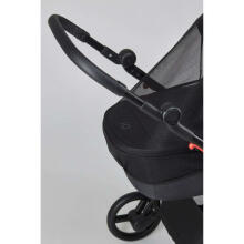 Bebe Basic ™ Mosquito Net Art.KX7851 Black Bērnu ratiņu liels elastīgs moskītu tīkls 140cm