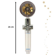 Ikonka Art.KX4660 Hand shower with turbine fan gold