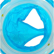 Ikonka Art.KX6793_1 Inflatable wheel with seat for children blue