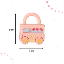 Ikonka Art.KX4615 Izglītojoša puzzle spēle automašīnas bloki piekaramie bloki sensorā rotaļlieta Montessori