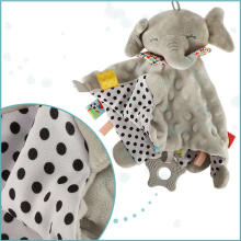 Ikonka Art.KX4612 Sensory mascot rustling tag elephant