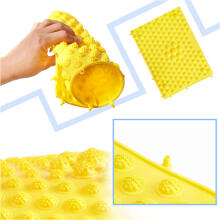 Ikonka Art.KX6356_3 Sensory massage correction mat yellow