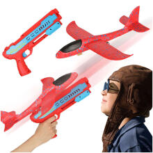 Ikonka Art.KX4579_1 Aircraft launcher pistol automatic red