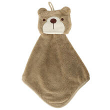 Ikonka Art.KX4527 Children's nursery hand towel 42x25cm brown teddy bear