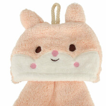 Ikonka Art.KX4527_1 Children's nursery hand towel 42x25cm pink rabbit