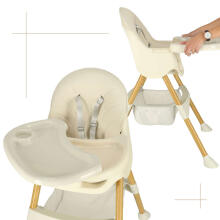 Ikonka Art.KX4516 Feeding chair with tray container grey