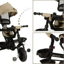 Ikonka Art.KX4511_1 TRIKE FIX Lite V2 tricycle beige