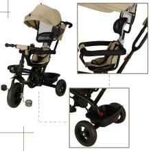 Ikonka Art.KX4511_1 TRIKE FIX Lite V2 tricycle beige