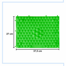 Ikonka Art.KX6356_4 Sensorās masāžas korekcijas paklājs zaļš