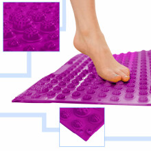Ikonka Art.KX6356_5 Sensory massage correction mat purple