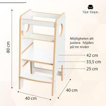 Wooden Learning Tower Art.1578 White