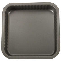 Ikonka Art.KX4468 Baking tray for casseroles, tarts, pizzas 24cm x 24cm grey