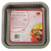 Ikonka Art.KX4468 Baking tray for casseroles, tarts, pizzas 24cm x 24cm grey