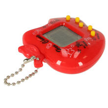 Ikonka Art.KX9721_5 Rotaļlieta Tamagotchi elektroniskā spēle ābolu sarkans