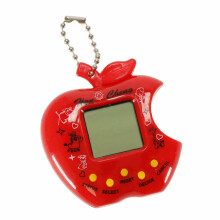 Ikonka Art.KX9721_5 Mänguasi Tamagotchi elektrooniline mäng õun punane