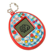 Ikonka Art.KX7929_5 Rotaļlieta Tamagotchi elektroniskā spēle ola sarkana