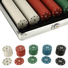 Ikonka Art.KX4409 Poker set in a case 500 chips 2 packs of cards