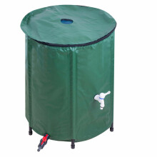 Ikonka Art.KX4979_1 Rainwater tank container with tap rainwater barrel collapsible 500 litres