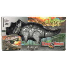 Ikonka Art.KX4400 Tālvadības pults vadāms dinozaurs RC Triceratops staigā ar apgaismojumu rēca