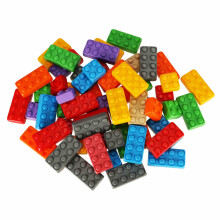 Ikonka Art.KX4385 Coloured bricks junior 60 pieces