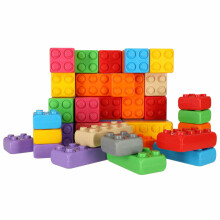 Ikonka Art.KX4385 Coloured bricks junior 60 pieces