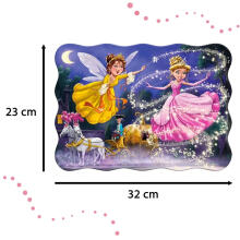 Ikonka Art.KX4375 CASTORLAND Puzzle 30 gabaliņi Pelnrušķīte - Pelnrušķīte 4+