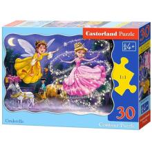 Ikonka Art.KX4375 CASTORLAND Puzzle 30 gabaliņi Pelnrušķīte - Pelnrušķīte 4+