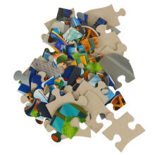 Ikonka Art.KX4374 CASTORLAND Puzzle 30 gabaliņi Policijas pakaļdzīšanās - Policija 4+