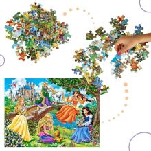 Ikonka Art.KX4371 CASTORLAND Puzzle 70 pieces Princesses in Garden - Princesses in the Garden 5+
