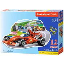 Ikonka Art.KX4367 CASTORLAND Puzzle 12 elements Racing Bolide - Racing 3+