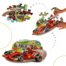 Ikonka Art.KX4367 CASTORLAND Puzzle 12 elements Racing Bolide - Racing 3+